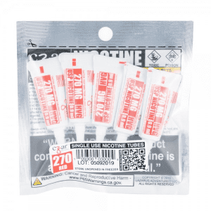 Czar Nicotine - 0.9mL Concentrated Nic Solution 270mg (5 Tubes Per Pack)