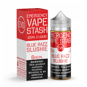 BLUE RAZZ SLUSHIE 120ML BY Emergency Vape Stash