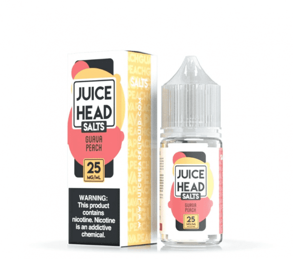 GUAVA PEACH 30ML BY JUICE HEAD SALTS